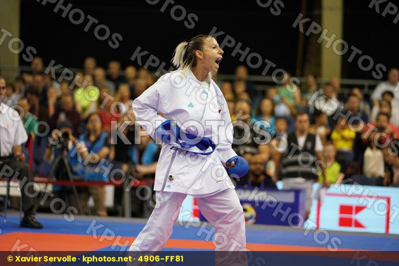 Austria Female Kumite -50kg France Plank Bettina Recchia Alexandra