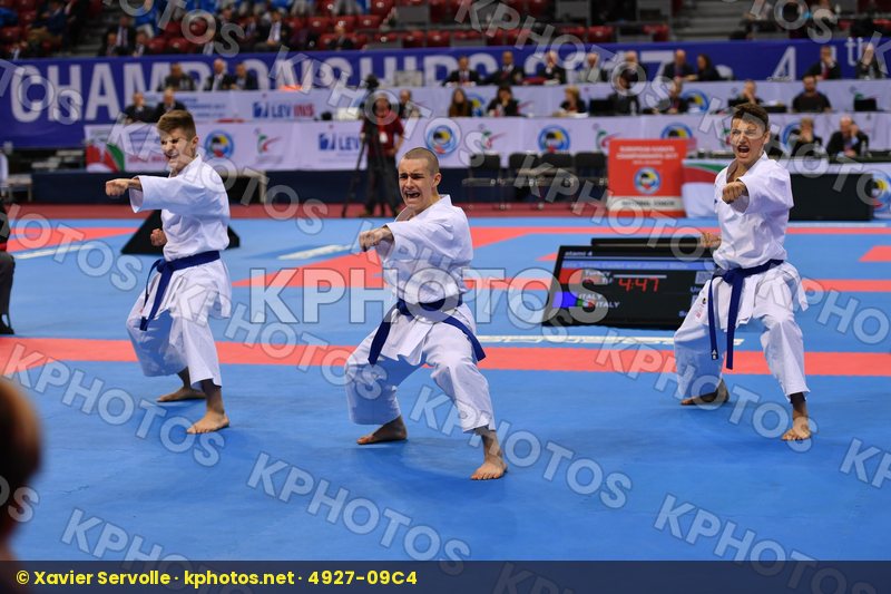 Italy Italy Italy Kata team cadet and junior male Sochin