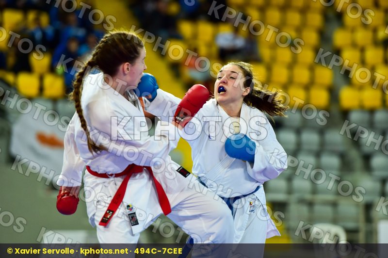 +54 Kg Budo Nord Cadet chyprus Denmark Durmis Dina Female Kumite