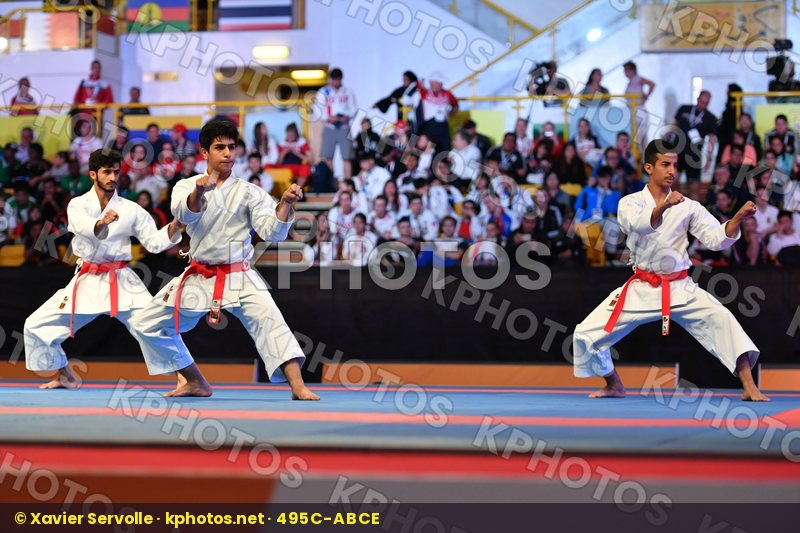 Goju shiho sho Male team kata Saudi arabia