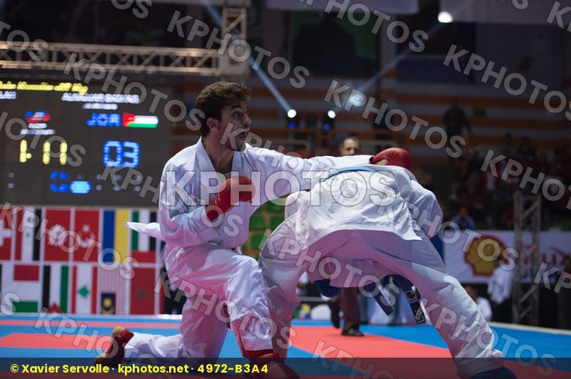 -67 kg Alnajjar Bashar Boujdi Abdelilah final Jordan kumite Moro