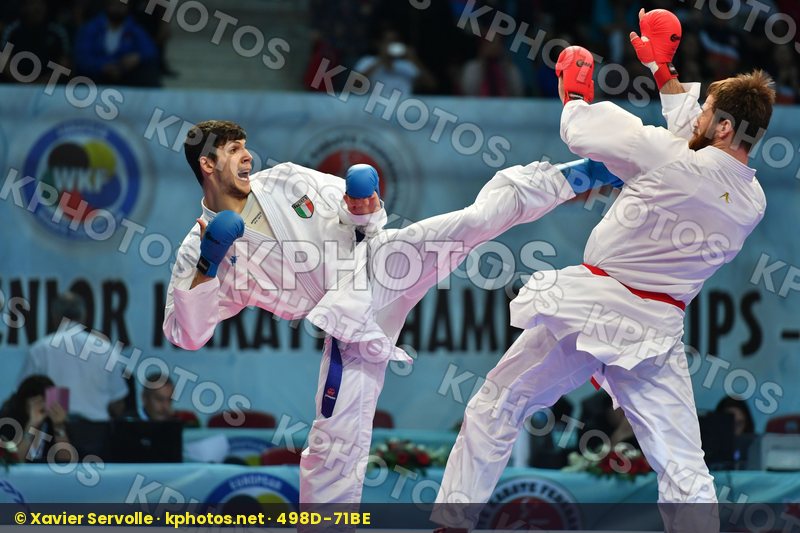 Erkan Enes Italy Male kumite 84+ kg Marino Simone Turkey