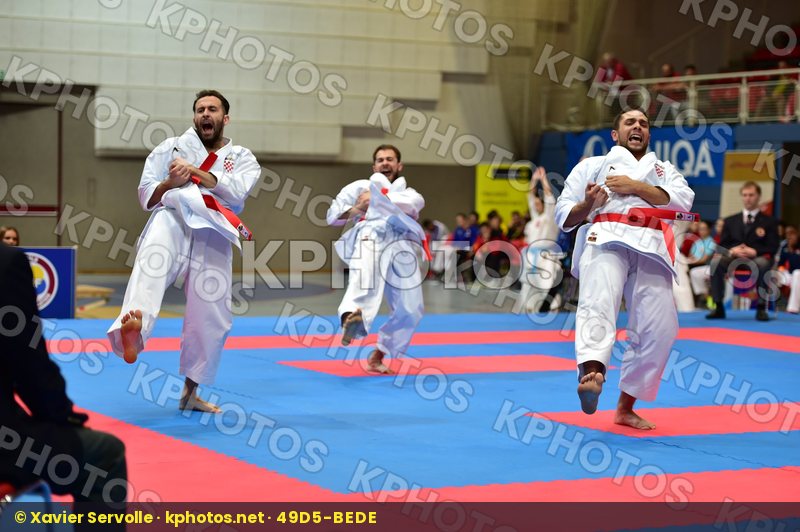 croatia male team kata