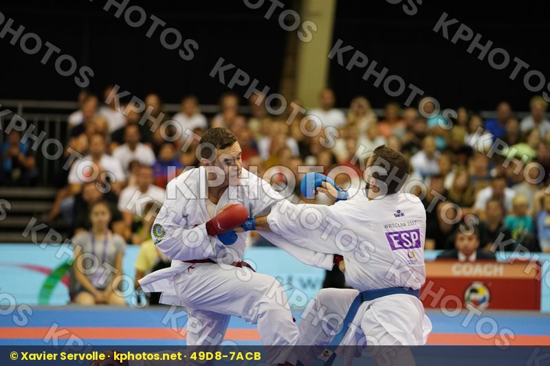 Brazil bronze match Gomez Garcia Matias Male Kumite -60kg Santos Brose Douglas Spain