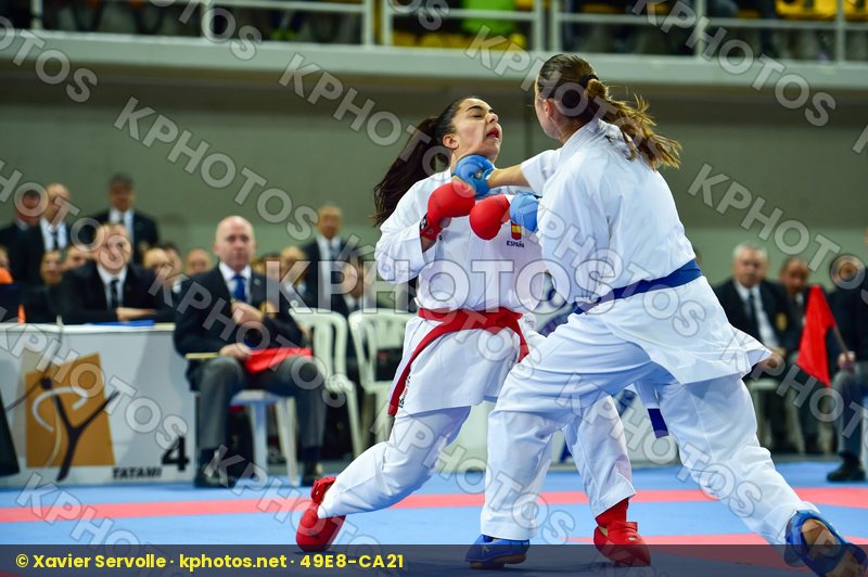 +68 Kg DaeDo Female Ferracuti Clio Italy Kumite Spain Torres Gar