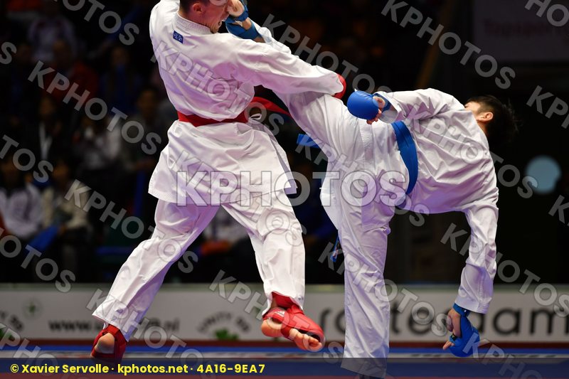 Chinese taipei De vivo Gianluca Italy Male kumite -67 kg Pan Po-