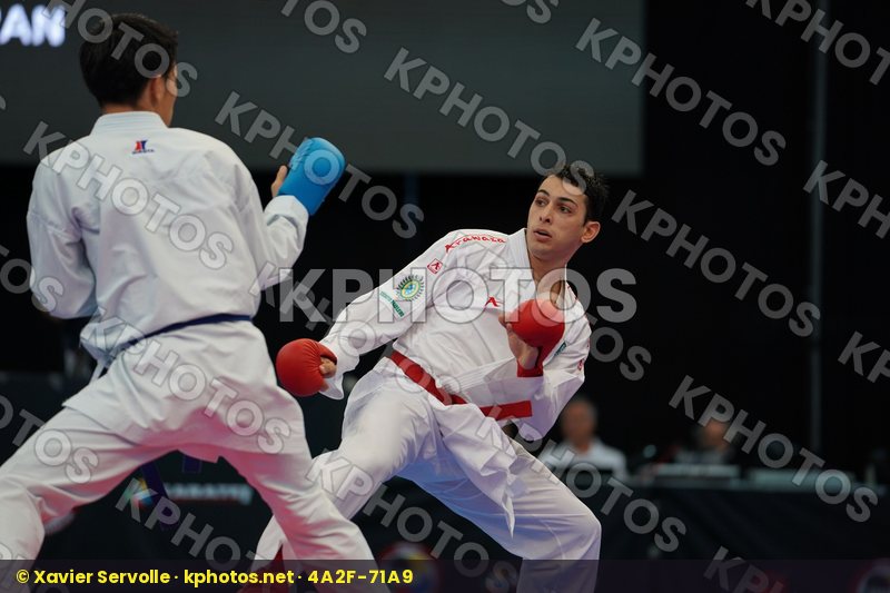 Brazil Figueira Vinicius Gomyo Hiroto Japan Male kumite -67 kg