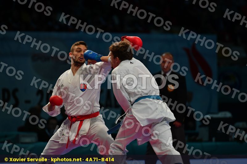 Harspataki Gabor Hungary Lieskovsky Matus Male kumite -75 kg Slo