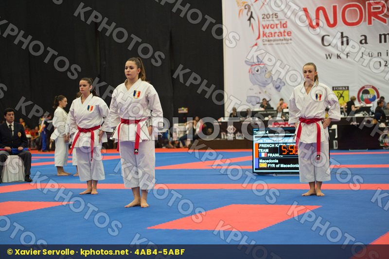 cadet female France Junior Kata team