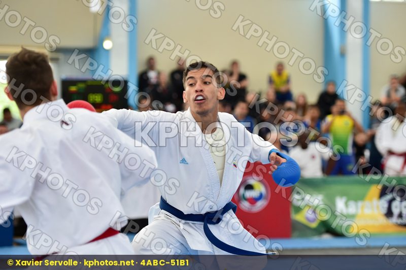 Brasil final kumite Male team Venezuela