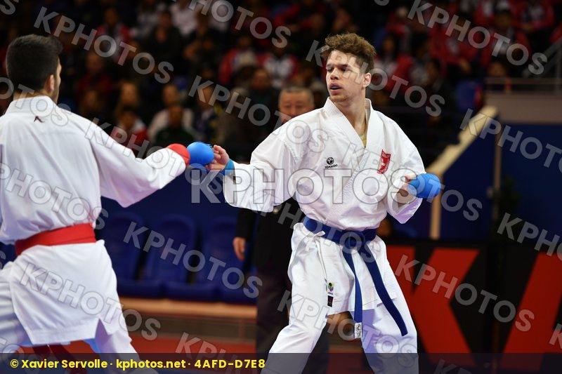 Male kumite -60 kg Pisino Noah Samdan Eray Switzerland Turkey