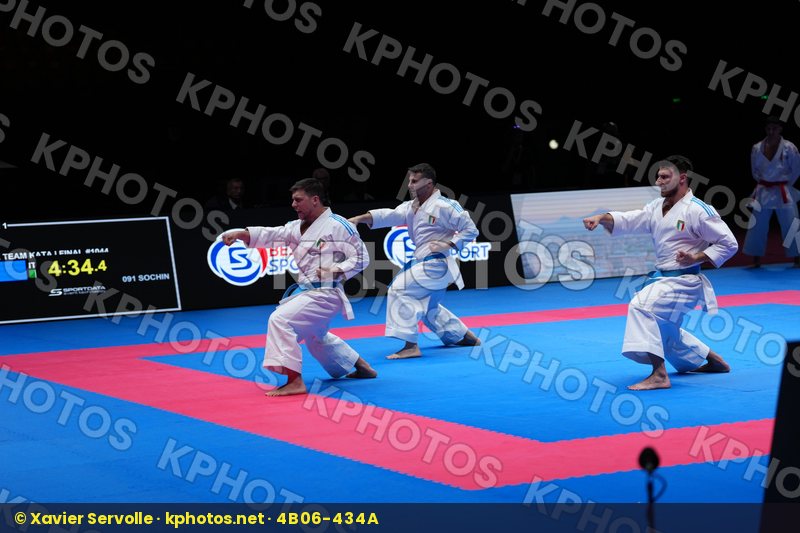 ITALY in Team Male Kata - Final Bout