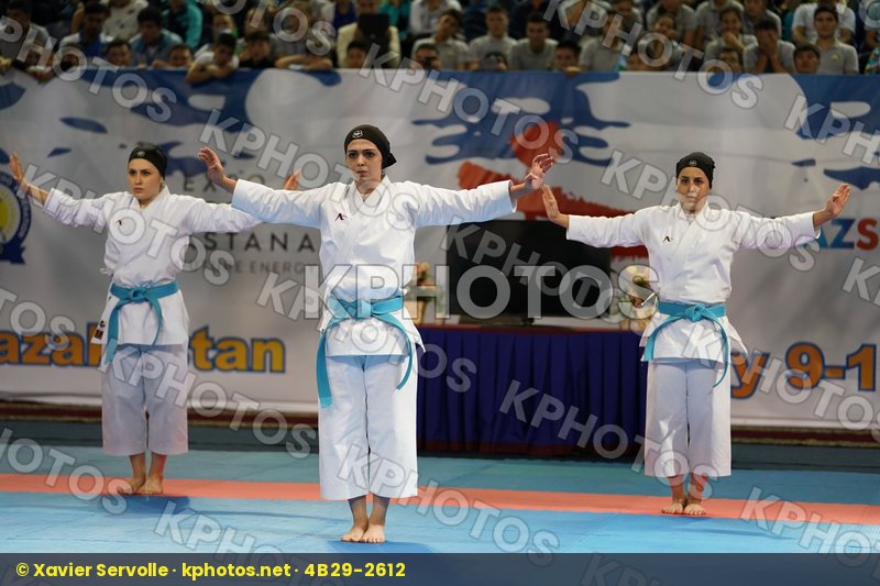 Female Team kata Iran  islamic republic of