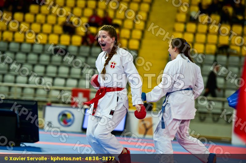 +54 Kg Budo Nord Cadet chyprus Denmark Durmis Dina Female Kumite