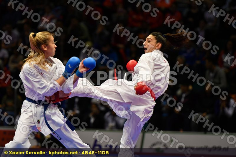 Croatia Female kumite -55 kg Hasani Alesandra Terluyga Anzhelika