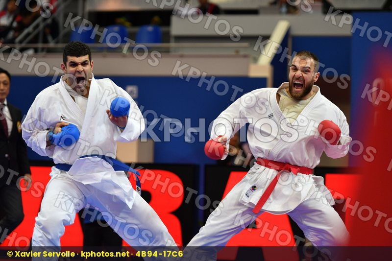 Heydari Saman Ipek Emre Iran  islamic republic of Male kumite 84