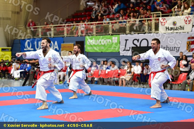 croatia male team kata
