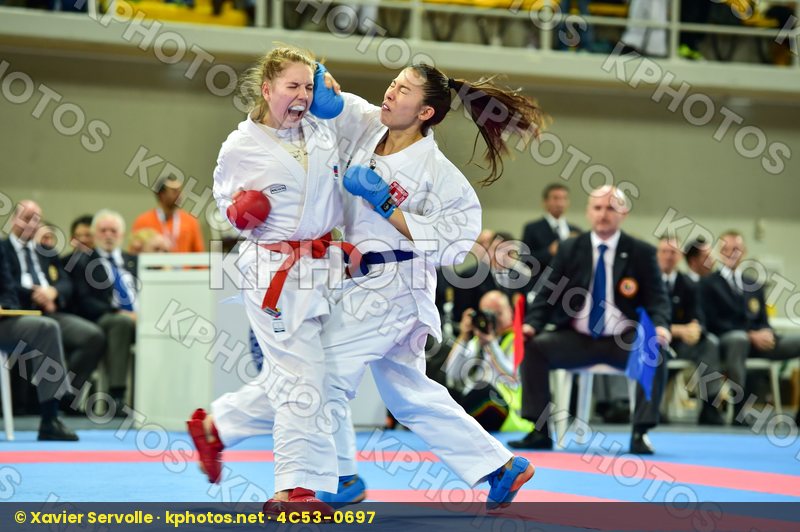 -53 Kg Female Junior Kumite Lazareva Elizaveta Russian Federatio