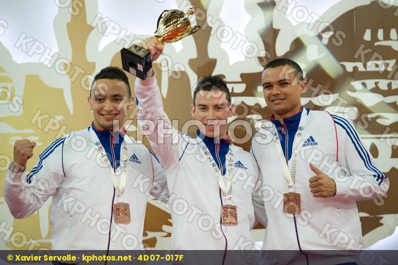 France kata male podiums team