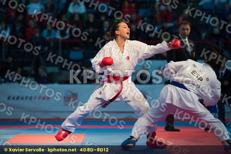 -68 kg bronze match Burucu Hafsa Seyda female kumite Spain Turke