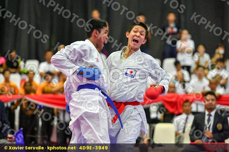 Japan Junior Kumite Male -76 Kg Malaysia Sakiyama Yusei Selvakum