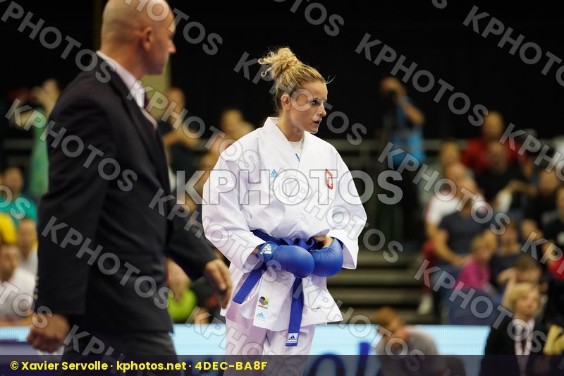 Female Kumite -50kg Japan Miyahara Miho Nowakowska Madgalena Poland