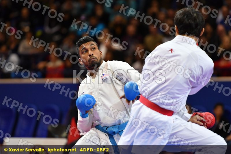 Malaysia Male kumite -60 kg Saymatov Sadriddin Selvarajoo Senthi