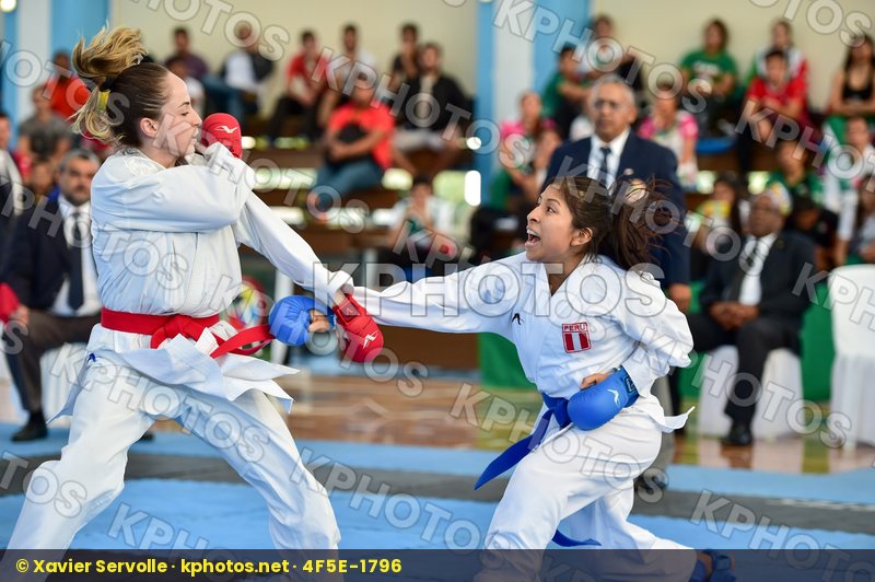 -50 Kg Brazil Female final Hidalgo Andrea kumite Mafra Beatriz P