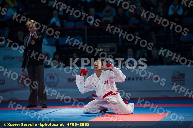 -55 kg finals kumite Thouy Emilie top Turkey Yakan Mehmet