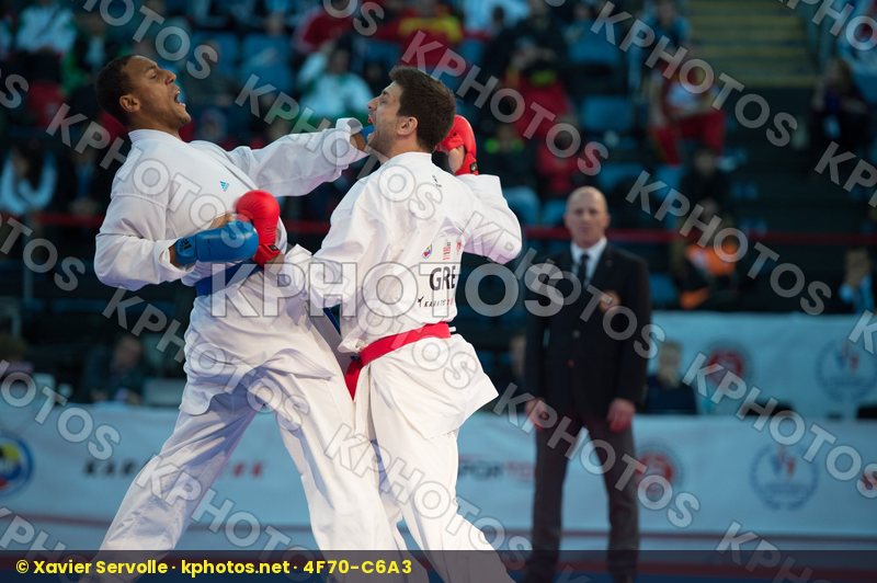 +84 kg bronze match Germany Greece Horne Jonathan kumite male Ma