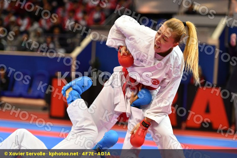 China Female kumite -50 kg Li Ranran Tokcan Umay Turkey