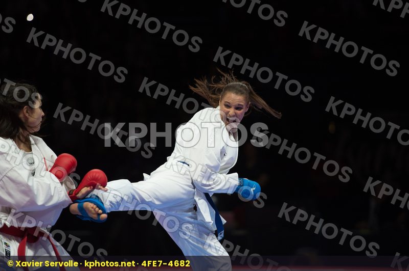 Austria Buchinger Alisa Female Kumite -68 Kg final Quirici Elena