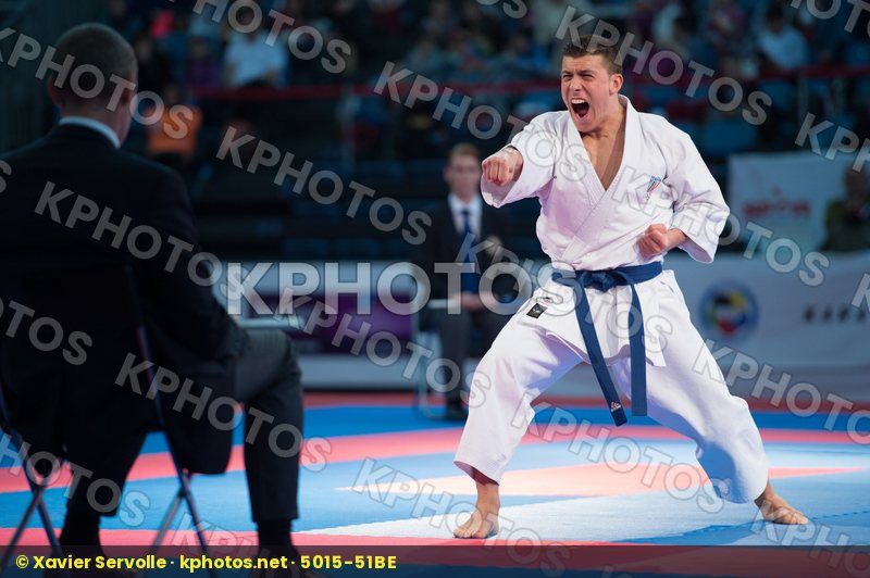 bronze match Busato Mattia Italy kata