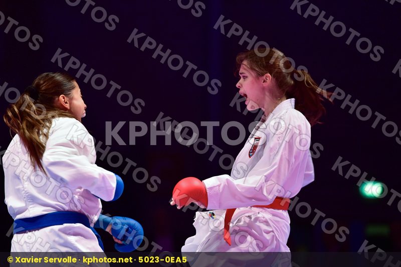 -55 kg final France kumite Luxembourg Thouy Emilie Warling Jenni