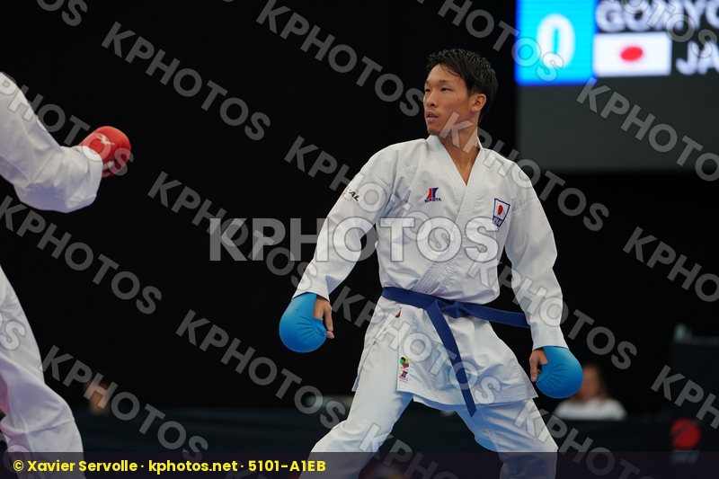 Brazil Figueira Vinicius Gomyo Hiroto Japan Male kumite -67 kg