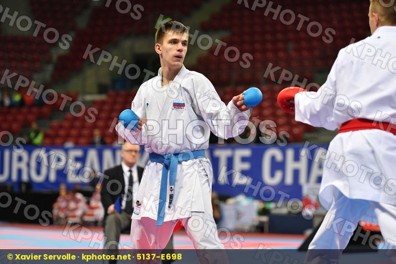 Avakimov Robert, Cadet kumite male 70+ kg, Martin perez Daniel,