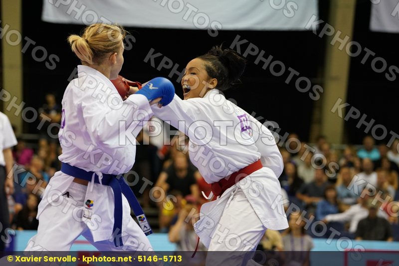 Female Kumite -61kg France Ignace Lucie Slovakia Suchankova Ingrida