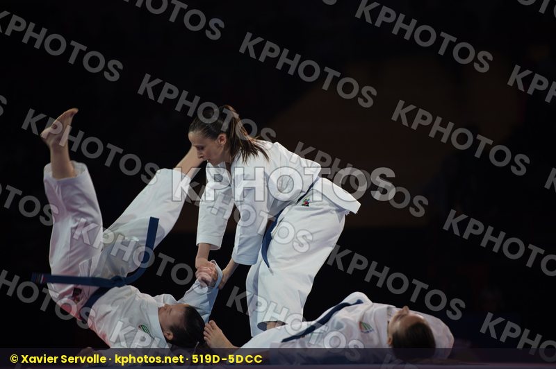 bunkai Dubai Female final Italy kata team