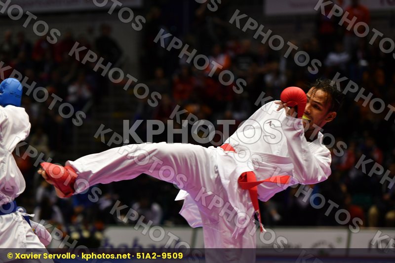 Dacosta Steven France Madera Andres Male kumite -67 kg Venezuela