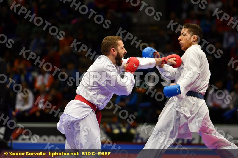 Ameknassi Abdessalam Gomez Matias Male kumite -60 kg Morocco Spa