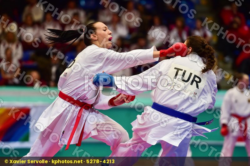 -61kg Becirovic Lea croatia female kumite Saruhan Hiranur Turkey