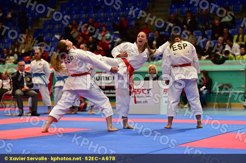 Arawaza bunkai cadet female finals junior kata spain team