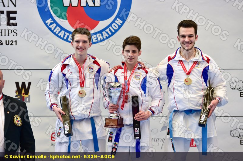 finals junior kata male Serbia team