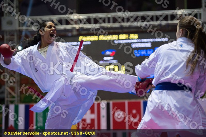 68+ kg Egypt final Hussam Sohila kumite Stepashko Anastasiya Ukr