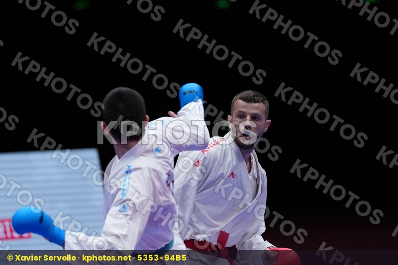 ARIFI ORGES (ALBANIA) vs AKHMEDOV AKHMED (EKF-1) in Male Kumite -60 Kg - Final Bout