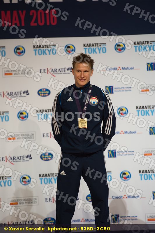-75 Kg kumite Male Nederlands podium Smaal Rene