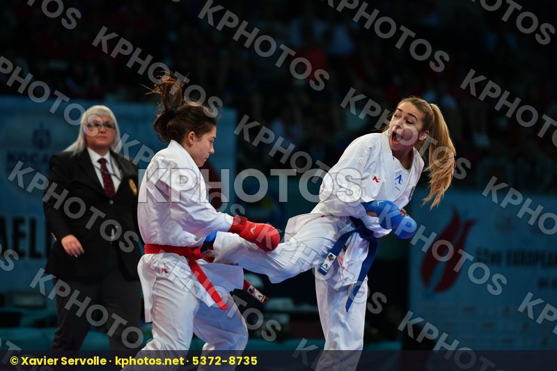 Draskovic Ana Female kumite -55 kg Montenegro Terliuga Anzhelika