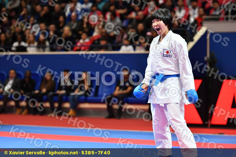 Female kumite -50 kg Japan Miyahara Miho Tadano Ayaka