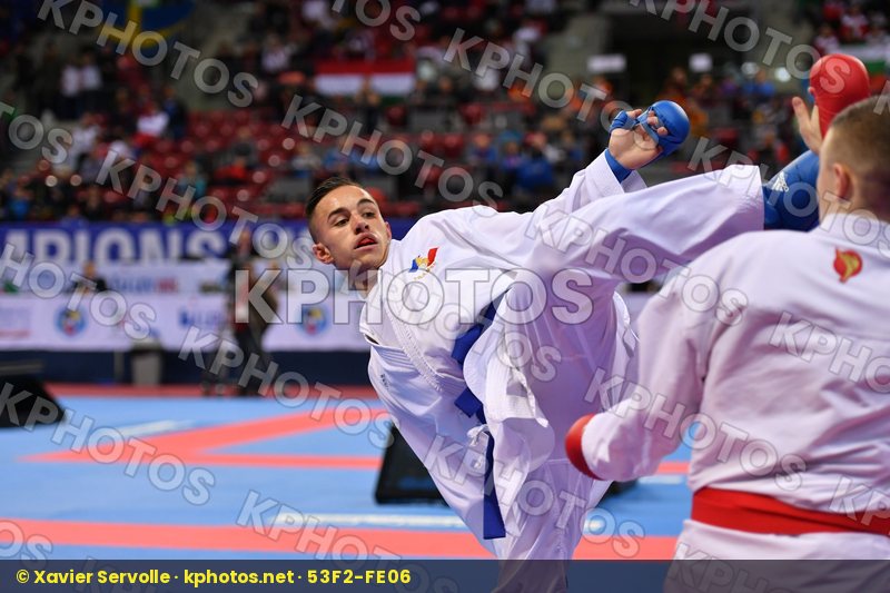 Dacosta Steven France Ryaboshapko Kyrylo U21 kumite male -67 kg