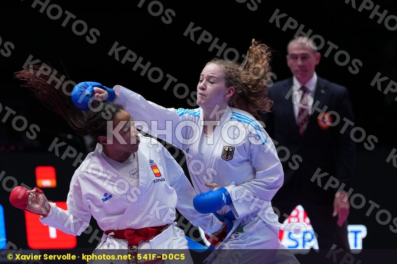 NIETO_MEJIAS MARIA_ISABEL (SPAIN) vs RIEDEL HANNAH (GERMANY) in Female Kumite -68 Kg - Final Bout